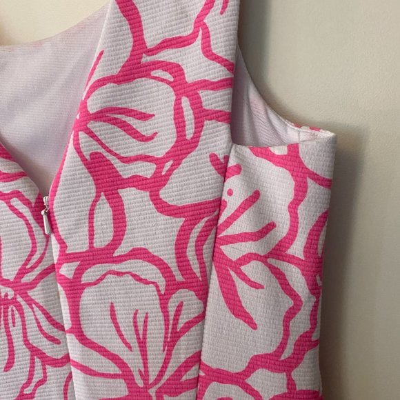 EUC Lilly Pulitzer Pink Strike a Pose Bella Dress (Sz XS) - Picture 5 of 14